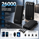 Power Bank Portátil Carregamento Rápido - 29999mAh | Techno Things™