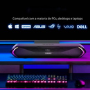 Pulse Techno Things™— Soundbar Bluetooth Portátil para PC e Setup Gamer