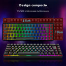 Striker Techno Things™-Teclado Mecânico RGB com Switch Red